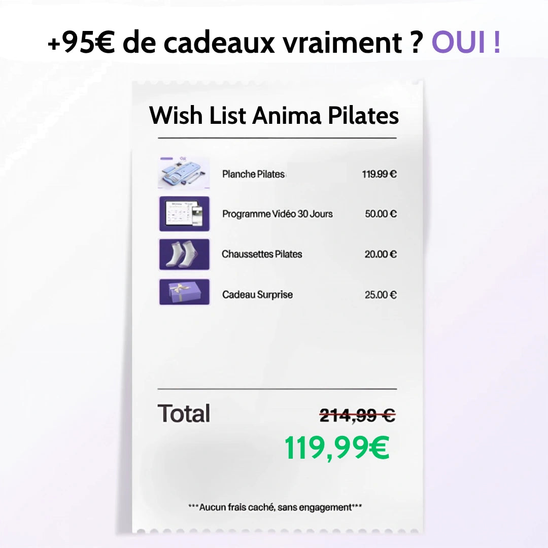 AnimaPilates reformer + Programme transformation 30 jours