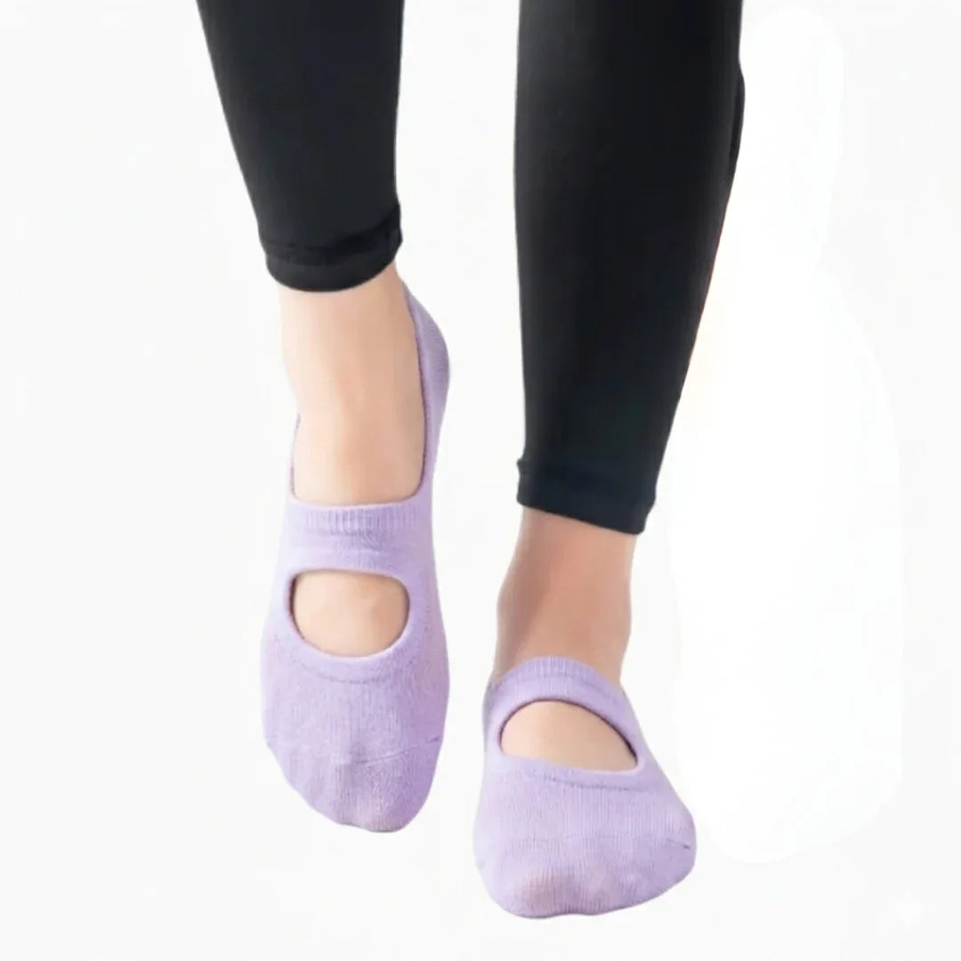 Chaussettes de Pilates antidérapantes